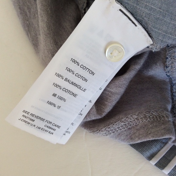 J. CREW STRIPED CINCH FRONT SLEEVELESS TOP  MEDIUM NWOT - Picture 8 of 8